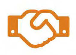 handshake icon representing passionate work ethics | Gonzalo Law