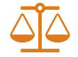 Scales icon representing honesty | Gonzalo Law